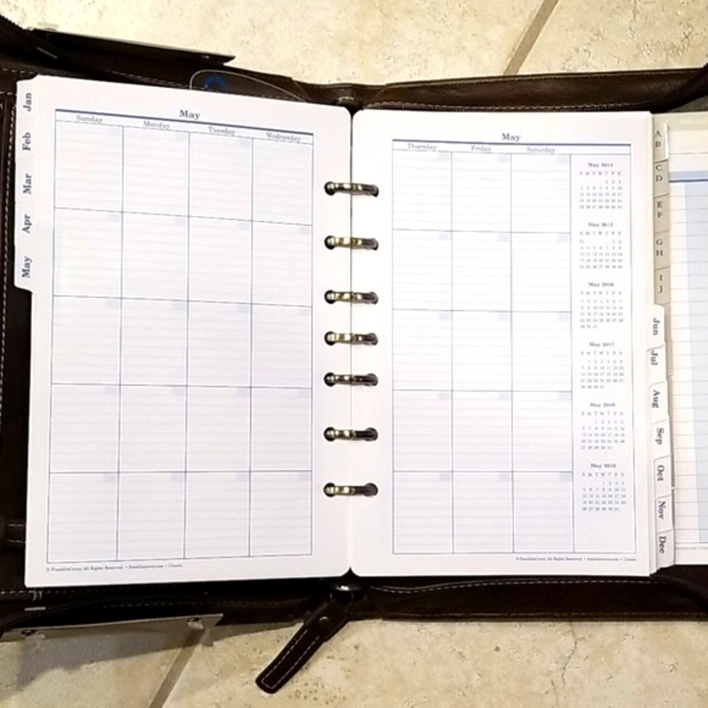 Franklin Covey MasterPlan zipper binder - Picture 4 of 15